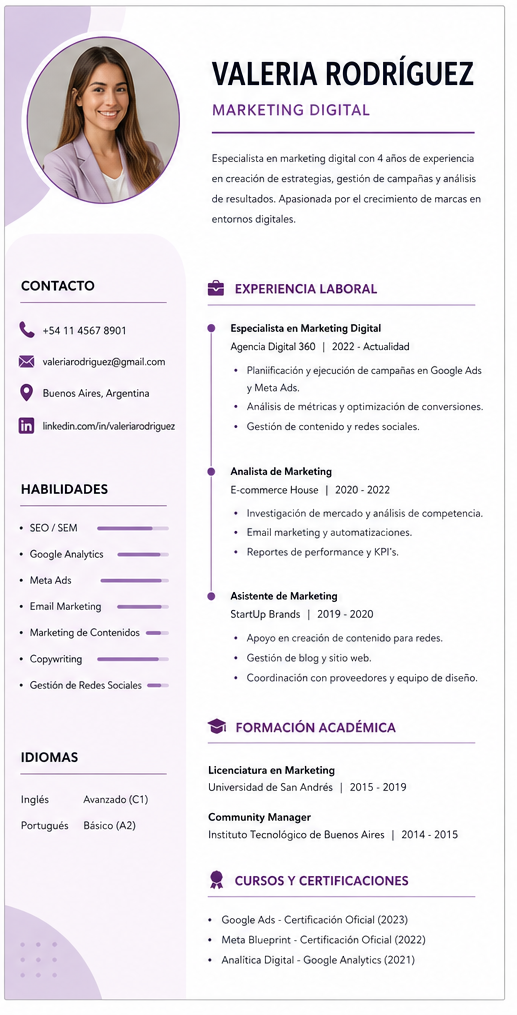 Plantilla Minimalista